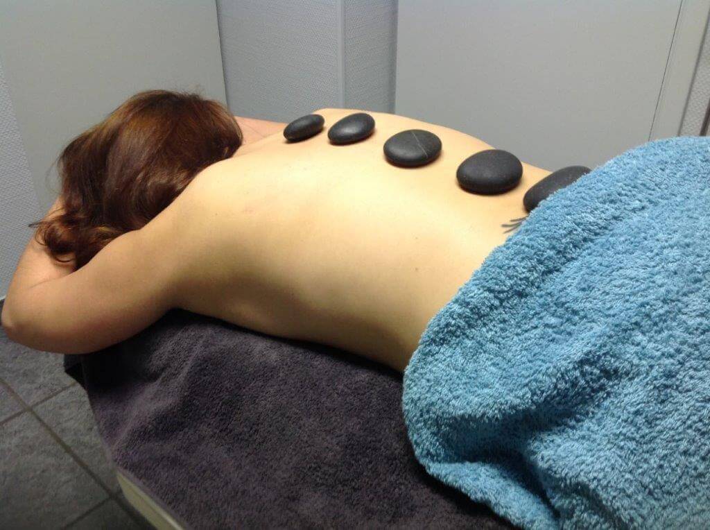 Hot stone massage